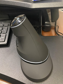 Bought this vertical mouse and my team is making fun of me that its too phallic