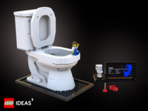 Boys will become men as they learn about the functionality of the mechanisms inside a toilet fixture The LEGO Toilet is a LEGO Ideas project and could become an official LEGO product if it gains K supporters