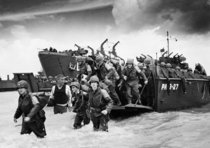 Brian Williams at the D-Day landing