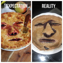 Brother-in-law made a face pie