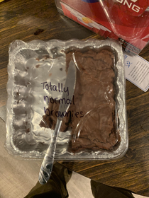 Brownies my friend brought to the New Years party