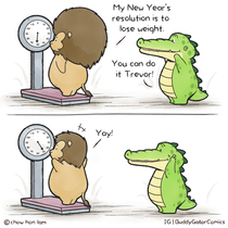 Buddy Gator - New Years Resolution