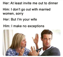 But Im YOUR wife