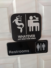 By far my favorite bathroom sign