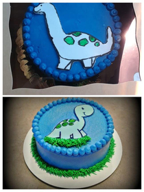 Cake I wanted vs Cake actually received Top Pic is the Paid for cake