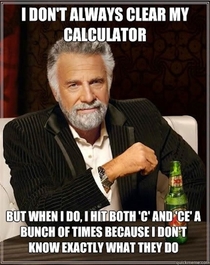Calculator problems Literally