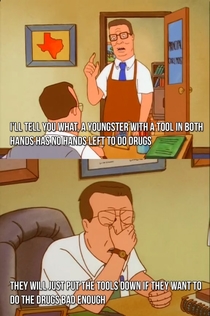 Came here to post a King of the Hill quote and oddly enough there is already one on the front page But I also miss King of the Hill