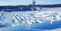 Canada constructed the worlds largest snow maze in Manitoba which critics denounce as re-education camps to prevent Canadians from ever fleeing their country While some have managed to escape those who remain await an uncertain future