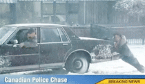 canadian car chase