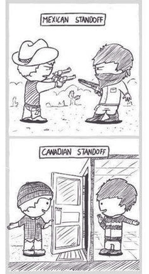 Canadian stand off