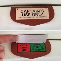 Captains use only