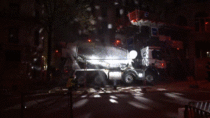 Cement Truck Turned Into A Massive Disco Ball