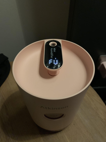 Charged up my new mini humidifier It didnt seem too happy about it