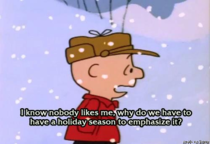 Charlie Brown knows how it feels