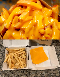 Cheese fries from Buffalo Wild Wings - Original Photo by uNocab_