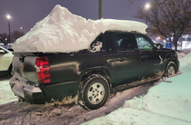 Chevy Avalanche Under an Avalanche