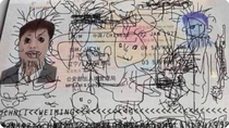 Chinese father whose passport was doodled by his -year-old son is stranded in South Korea