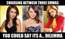Choosing Between Three Emmas