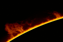 Churning of solar plasma over about  minutes through my telescope