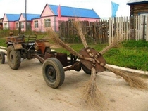 cleaning of roads in Russia