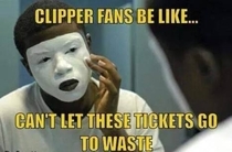 Clippers fans be like