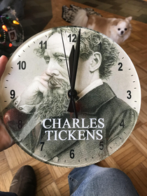 Clock I had custom made for a Christmas present