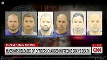 CNN really turned down the contrast in their freddie gray case mugshots