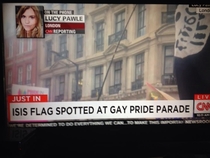 CNNs ISIS Flag Spotted at Gay Pride Parade consists of Butt-Plugs Dildos and Cock-Rings