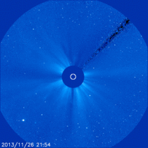 Comet ISON races towards the sun at  mph and still going strong Will it survive perihelion Find out tomorrow