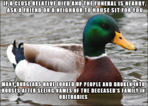 Coming from a family of funeral directors I hear about this way too often