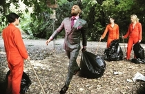 Conor McGregor started community service in Brooklyn today