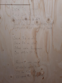 Construction site toilet poetry Share yours best poem