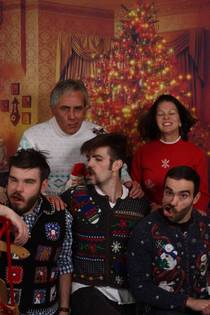 Convinced my family to go out and get family Christmas photos done This is the only family portrait that exists of my family