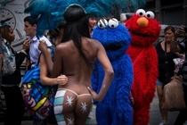 Cookie monster and Elmo was not there for a cookie