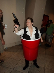Cosplay comedy Han Solo Cup