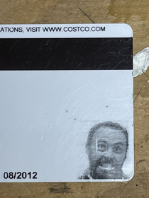Costco lets you take a weird picture if you want