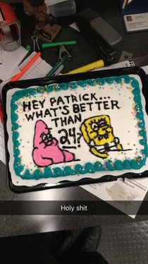 Coworker made this cake for me
