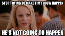 Current headline on ESPN - Popular Tebow released by Patriots and this was all I could of