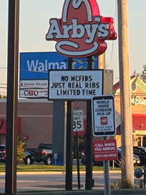 Damn Shots fired Spotted at my local Arbys