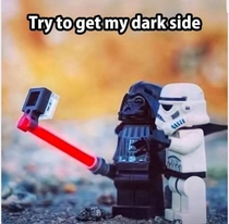 Dark side selfies