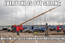 Day of sailing ruined
