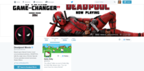 Deadpool Movie Only follows One Page on Twitter