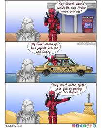 Deadpool would make an interesting friend for Moon Knight