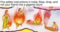 Dealing with fires the Indian way