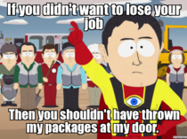 Dear UPS delivery man