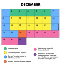 Decembers schedule