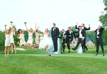 Decided to levitate at my wedding last month No photoshop used