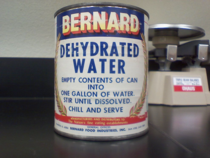Dehydrated water