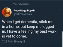 Dementia tweets