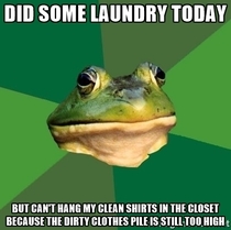Did some laundry today